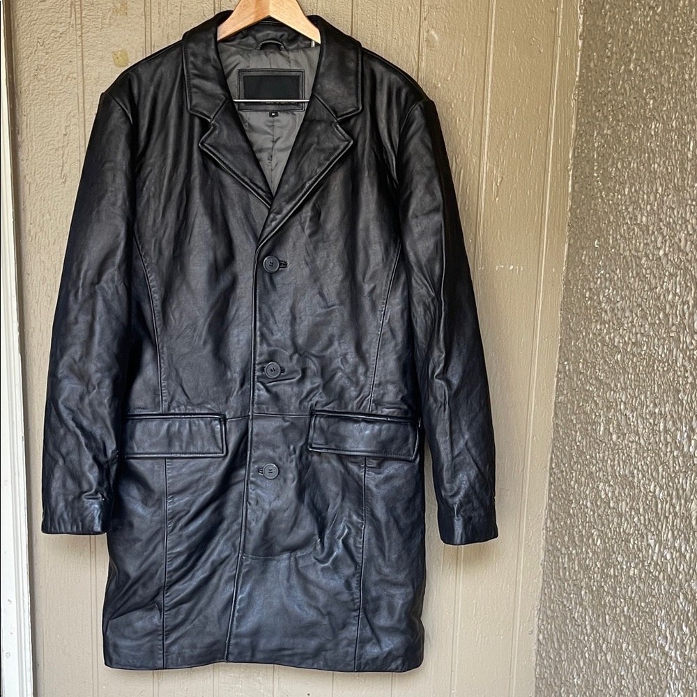 Wilsons Leather Men’s Black leather Coat Size M